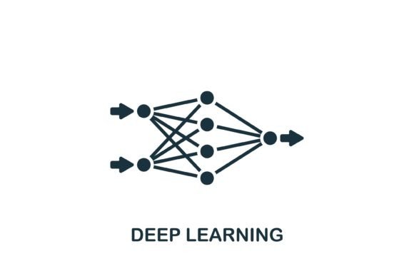 Deep Learning Icon: A Versatile Element for Modern Design and Infographics