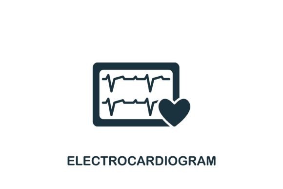 Electrocardiogram Icon: A Versatile Health Symbol