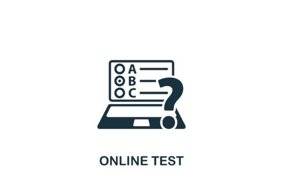 Enhance E-Learning with the Online Test Icon