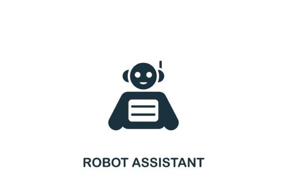 Robot Assistant Icon: A Versatile Tool for Modern Design Needs