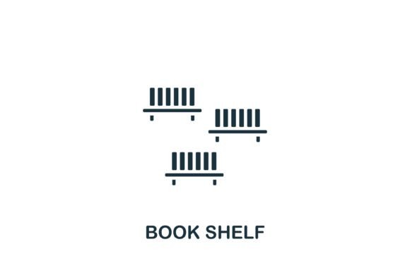 Strategic Use of Book Shelf Icon for Enhanced Branding and Communication