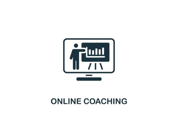 Strategic Use of the Online Coaching Icon for Enhanced Branding and Communication